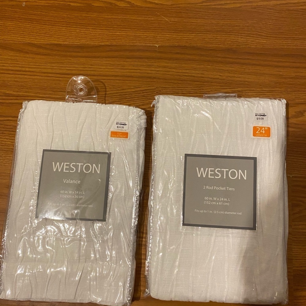 Weston Valance & 2 Rod Pocket Tiers (GA)